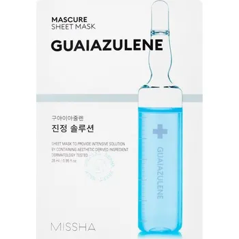 Pleťová maska Missha Mascure Guaiazulene Sheet Mask