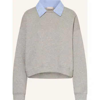 Dámská mikina Liu Jo Dámská Mikina S Odnímatelným Límcem A Ozdobnými...