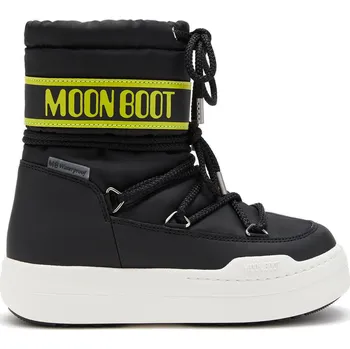 Pánská obuv Juniorské vysoké zimní boty MOON BOOT-MB JR PARK BOOT, N001 BLACK Černá 38