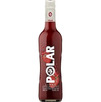Polar Limes Strawberry 15 %, 0,5 l