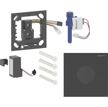 Geberit - Elektronické ovládání splachování pisoárů typ 40, bateriové napájení, easy to clean, Bluetooth, matná černá 116.034.14.1