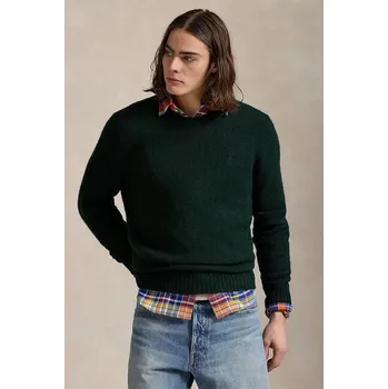 Pánský svetr Vlněný svetr Polo Ralph Lauren 710918805 zelená 79X, vel. S