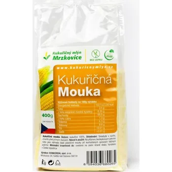 Mouka Kukuřičný mlýn Kukuřičná mouka hladká 400 g
