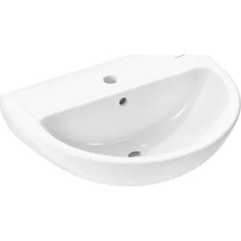 Hansgrohe GladeLake S - Umyvadlo, 55x45 cm, s přepadem, otvor pro baterii, bílá 60101450