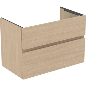 Nábytek Ideal Standard Finesse - Umyvadlová skříňka, 80x44x55 cm, 2 zásuvky, bílý dub E3387US