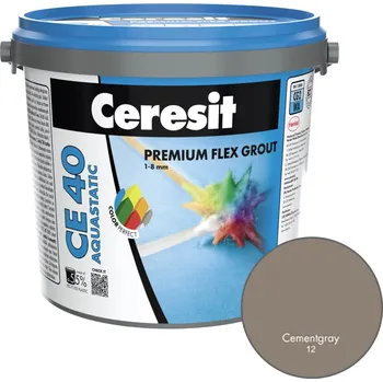Spárovací hmota Ceresit CE 40 AQUASTATIC PREMIUM FLEX FUGA 12 Cementgrey 2kg, KS.80491