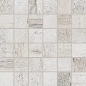 Obklad RAKO Saloon - Mozaika bílošedá 30x30, DDM06745