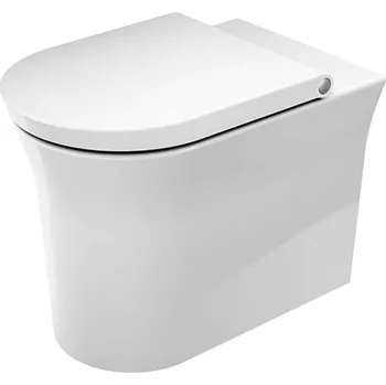 Klozet Duravit White Tulip - Stojící WC, zadní odpad, Rimless, bílá 2001090000