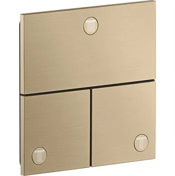 Vodovodní baterie Axor ShowerSelect ID - Ventil pod omítku pro 3 spotřebiče, kartáčovaný bronz 36780140