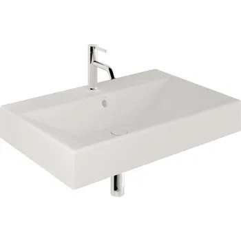 Umyvadlo Kludi Resa - Umyvadlo 81x51 cm, s přepadem, s otvorem pro baterii, matná bílá 59WW8153