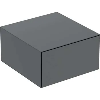 Koupelnový nábytek Geberit ONE - Boční skříňka 45x25x47 cm, 1 zásuvka, lávová 505.078.00.3