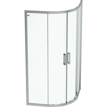Ideal Standard Connect 2 - Sprchový kout 100x100 cm, silver bright/čiré sklo K9252EO