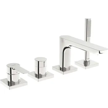 Vodovodní baterie Hansa Ligna - Baterie na okraj vany, 4-otvorová instalace, chrom 06442473