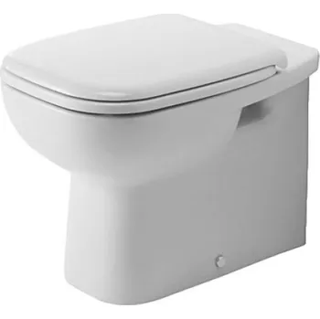 Klozet Duravit D-Code - Stojící WC, zadní odpad, s HygieneGlaze, bílá 21150920002