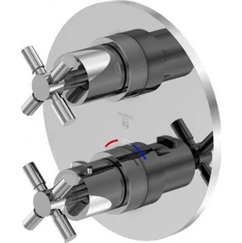 Vodovodní baterie Steinberg 250 - Termostatická baterie pod omítku pro 2 spotřebiče, chrom 250 4133 3