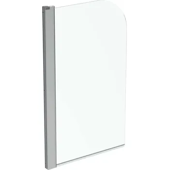 Vanová zástěna Ideal Standard Connect 2 - Vanová zástěna 80x140 cm, silver bright/čiré sklo T9924EO