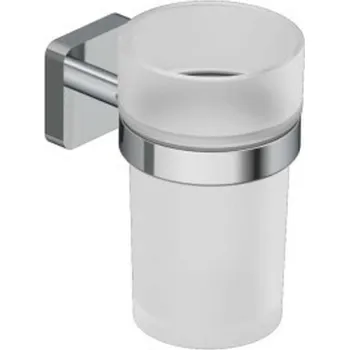 Držák na kartáček Kludi Vela S - Držák kartáčků a pasty, sklo/chrom 2597505