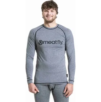 Pánské termo tričko Meatfly Avery šedá XXL