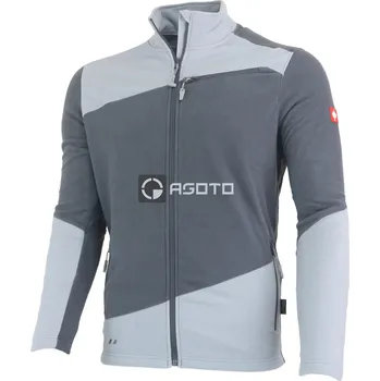 Pánská mikina Engelbert Strauss šedá pánská fleece mikina XL