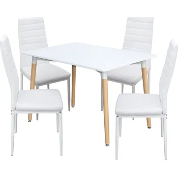 Jídelní set IDEA nábytek Jídelní set 4532 bílý