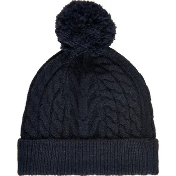 Čepice Zimní čepice COLOR KIDS-Cable knit recycle Hat -Dress Blues Modrá 52 cm