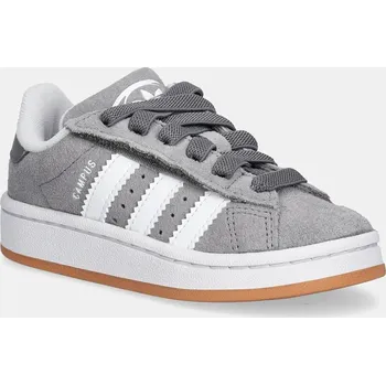Chlapecké tenisky Dětské semišové tenisky adidas Originals CAMPUS 00s JQ6384 šedá 90X, EUR 33