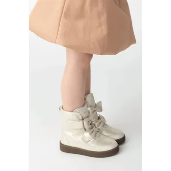 Dívčí zimní obuv Dětské kožené zimní boty Donsje Isa Exclusive Boots 2024200.22.28 stříbrná SLV, EUR 23