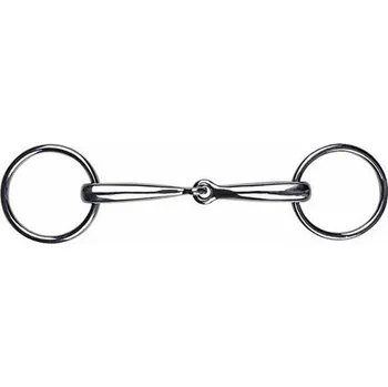 Udidlo pro koně HKM Udidlo stihlové jednou lomené HKM, 14 mm, nerezové 16,5 cm