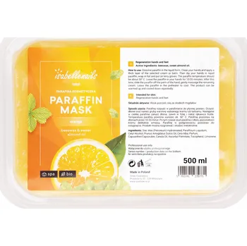 Péče o ruce Isabellenails Kosmetický parafín pomeranč 500 ml