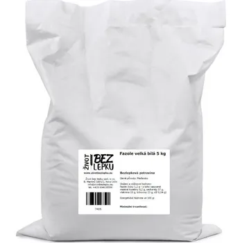 Luštěnina Život bez lepku Fazole velká bílá 5 kg
