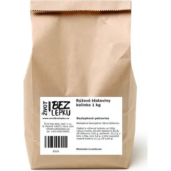 Příloha Život bez lepku LUCKA rýžové těstoviny kolínka 1 kg