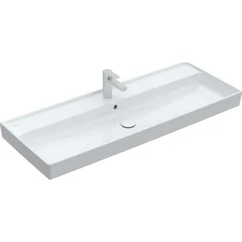 Umyvadlo Villeroy & Boch Collaro - Umyvadlo nábytkové 120x47 cm, s přepadem, otvor pro baterii, CeramicPlus, Stone White 4A33C5RW