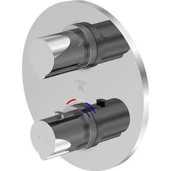 Vodovodní baterie Steinberg 100 - Termostatická baterie pod omítku pro 3 spotřebiče, chrom 100 4123 3