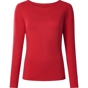 Dámské tričko esmara® Dámské triko s dlouhými rukávy (červená, XS(32/34))