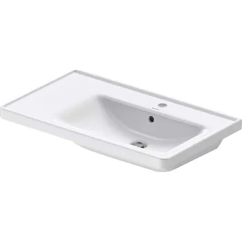 Duravit D-Neo - Nábytkové umyvadlo 80x48 cm, 1 otvor pro baterii vpravo, bílá 2370800000