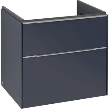 Villeroy & Boch Subway 3.0 - Umyvadlová skříňka, 62x58x48 cm, 2 zásuvky, Marine Blue C57600VQ