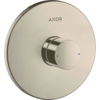 Vodovodní baterie Axor Uno - Sprchová podomítková baterie s rukojetí Zero, kartáčovaný nikl 45605820