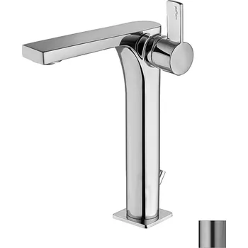 Vodovodní baterie Paffoni Rock - Umyvadlová baterie s výpustí, nerez RO085ST