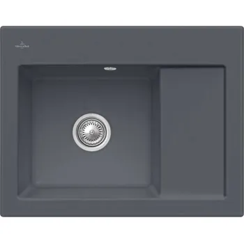 Keramický dřez Villeroy & Boch Subway 45 - Keramický dřez 65x51 cm, CeramicPlus, grafit 331201i4