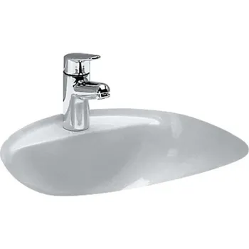 Umyvadlo Laufen Bijou - Vestavné umyvadlo, 52x46 cm, 1 otvor pro baterii, bílá H8112300000001