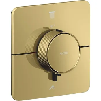 Vodovodní baterie Axor ShowerSelect ID - Termostatická baterie pod omítku, pro 2 spotřebiče, leštěný vzhled zlata 36754990