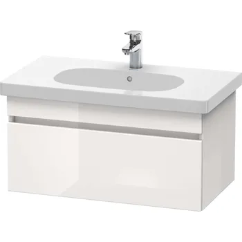 Koupelnový nábytek Duravit DuraStyle - Umyvadlová skříňka 40x80x45 cm, 1 zásuvka, lesklá bílá DS638402222