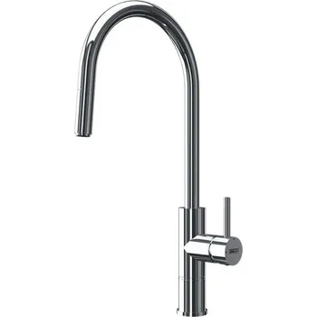 Vodovodní baterie Sanela - Elektronická dřezová baterie s výsuvnou koncovkou, síťové napájení, chrom SLU 68