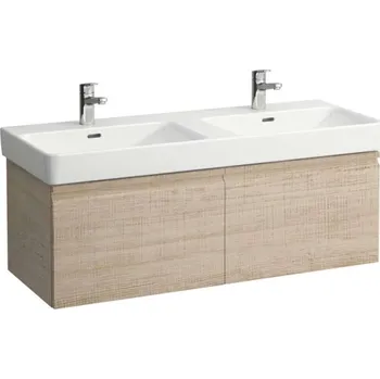 Nábytek Laufen Pro S - Umyvadlová skříňka, 126x45x39 cm, 2 zásuvky, světlý dub H4835710964791