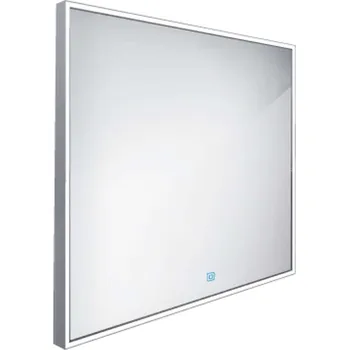 Nimco Zrcadla - Zrcadlo s LED osvětlením, 60x60 cm, dotykový senzor, hliník ZP 13066V