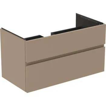 Nábytek Ideal Standard Finesse - Umyvadlová skříňka, 100x51x55 cm, 2 zásuvky, Matt Greige E3397UP