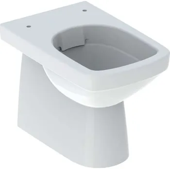 Klozet Geberit Selnova Square - Stojící WC, zadní/spodní odpad, Rimfree, bílá 501.564.01.7