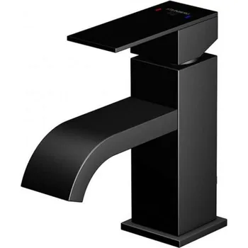 Vodovodní baterie Steinberg 135 - Umyvadlová baterie s výpustí, matná černá 135 1001 S