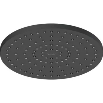 Sprchová hlavice Duravit Sprchy - Hlavová sprcha, průměr 25 cm, MinusFlow, matná černá UV0662018046