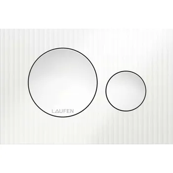 Splachovací tlačítko Laufen INEO - Ovládání splachování, lesklá bílá H9001160000001